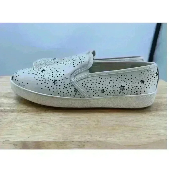 Coach Chalk Celestial Star Leather Slip-on‎ Sneakers Women's Size 11B - Picture 8 of 11